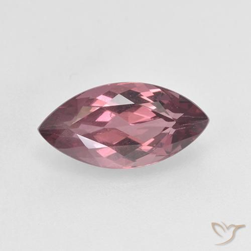 Grenat Malaya rouge 2 ct, taille marquise 11,2 x 5,6 mm de Tanzanie, Photo A
