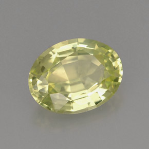 1.26 ct Green Mali Garnet Stone, Natural Mali Garnet in Oval Facet Shape for Sale