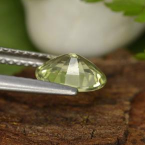 Mali Garnet Gemstone in 7.5 x 5.6 mm Size for Sale, Mali Garnet Stone in Medium Yellow Color