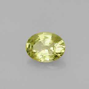1.15 ct Green Mali Garnet Stone, Natural Mali Garnet in Oval Facet Shape for Sale