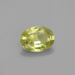 1.01 ct Green Mali Garnet Stone, Natural Mali Garnet in Oval Facet Shape for Sale