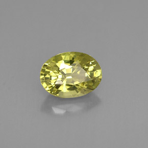 1.03 ct Green Mali Garnet Stone, Natural Mali Garnet in Oval Facet Shape for Sale