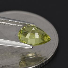 Mali Garnet Gemstone in 7.2 x 5.5 mm Size for Sale, Mali Garnet Stone in Yellowish Green Color