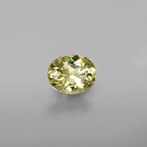 0.95 ct Green Mali Garnet Stone, Natural Mali Garnet in Oval Facet Shape for Sale