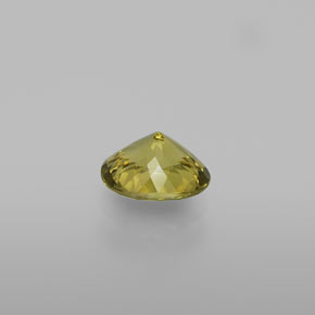 Mali Garnet Gemstone in 7.3 x 6.3 mm Size for Sale, Mali Garnet Stone in Golden Green Color