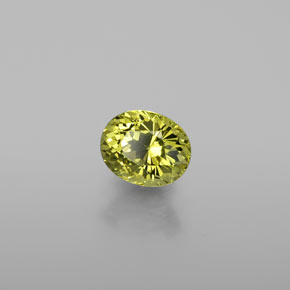 1.11 ct Green Mali Garnet Stone, Natural Mali Garnet in Oval Facet Shape for Sale