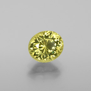 1.38 ct Green Mali Garnet Stone, Natural Mali Garnet in Oval Facet Shape for Sale