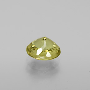 Mali Garnet Gemstone in 7 x 6 mm Size for Sale, Mali Garnet Stone in Golden Green Color