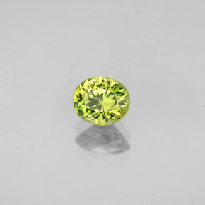 0.79 ct Green Mali Garnet Stone, Natural Mali Garnet in Oval Facet Shape for Sale