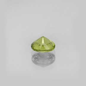 Mali Garnet Gemstone in 5.9 x 5 mm Size for Sale, Mali Garnet Stone in Golden Green Color