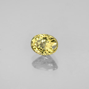 1.05 ct Yellow Mali Garnet Stone, Natural Mali Garnet in Oval Facet Shape for Sale