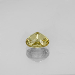 Mali Garnet Gemstone in 6.5 x 5 mm Size for Sale, Mali Garnet Stone in Greenish Golden Color