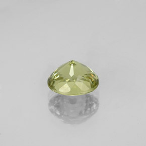 Mali Garnet Gemstone in 7.2 x 6.1 mm Size for Sale, Mali Garnet Stone in Golden Green Color