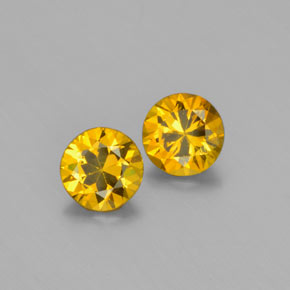1.20 ct Yellow Mali Garnet Stone, Natural Mali Garnet in Diamond-Cut Shape for Sale