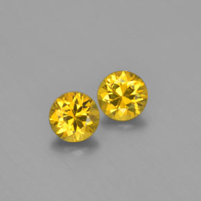 0.91 ct Yellow Mali Garnet Stone, Natural Mali Garnet in Diamond-Cut Shape for Sale