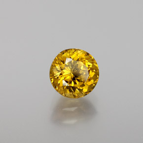 1.07 ct Yellow Mali Garnet Stone, Natural Mali Garnet in Round Facet Shape for Sale