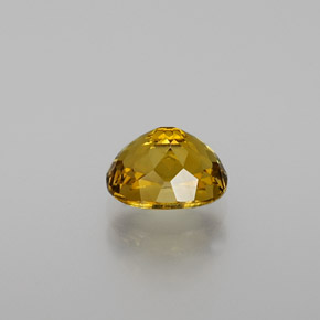 Mali Garnet Gemstone in 6.9 x 5.4 mm Size for Sale, Mali Garnet Stone in Greenish Yellow Color