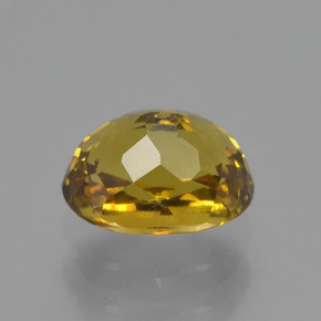 Mali Garnet Gemstone in 6.5 x 4.8 mm Size for Sale, Mali Garnet Stone in Greenish Golden Color