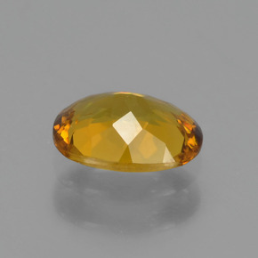 Mali Garnet Gemstone in 6.4 x 4.7 mm Size for Sale, Mali Garnet Stone in Greenish Golden Color