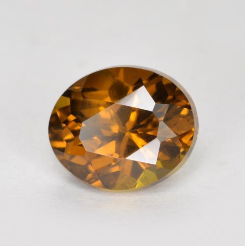 1.06 ct Brown Mali Garnet Stone, Natural Mali Garnet in Oval Facet Shape for Sale