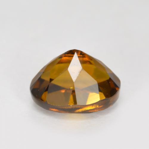 Mali Garnet Gemstone in 6.3 x 5.2 mm Size for Sale, Mali Garnet Stone in Caramel Brown Color