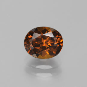 Naranja oscuro Mali Granate Gema - 1.4ct Forma ovalada (ID: 377072)