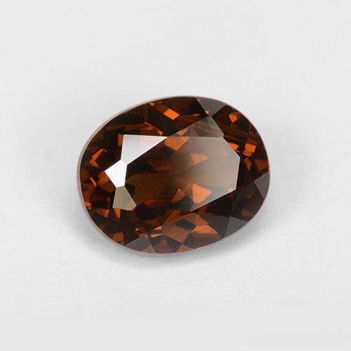 1.65 ct Orange Mali Garnet Stone, Natural Mali Garnet in Oval Facet Shape for Sale