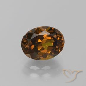 Коричневый Гранат Мали 5,2 ct из Мали, размер 7,9 x 6 mm, Прозрачность: VVS-VS, природный без дополнительной обработки драгоценный камень, 1 шт. Гранат Мали Средне-темно-коричневый цвета, твердость по Моосу 6,5 - 7,5 подходит для повседневного ношения украшений, Photo A