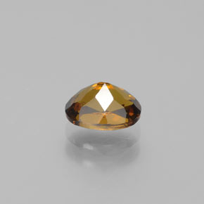 Mali Garnet Gemstone in 6.7 x 5.2 mm Size for Sale, Mali Garnet Stone in Caramel Brown Color
