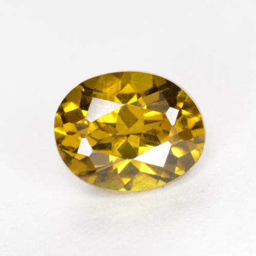 1ct Oval Facet Greenish Golden Mali Garnet Gem for sale 1ct Oval Facet Greenish Golden Mali Garnet Gem (ID: 377312)