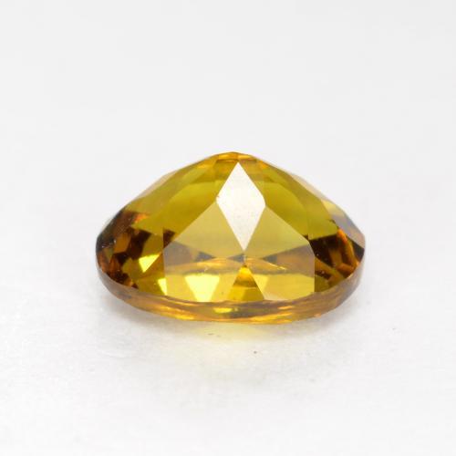 Mali Garnet Gemstone in 6.4 x 5.1 mm Size for Sale, Mali Garnet Stone in Brownish Golden Color