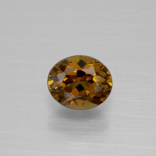 1,11ct Ovale sfaccettato marrone Granato del Mali dal Mali, Dimension 6,5 x 5,5mm, Natural non trattati Gemstone, VVS Clarity, 1 piece Granato del Mali in Caramello Marrone Color, Mohs Hardness of 6,5 - 7,5 adatto per gioielli da indossare ogni giorno, Photo A