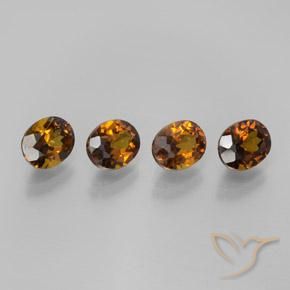 4.00 ctw Brown Mali Garnet Stones, Natural Mali Garnet in Oval Facet Shape for Sale