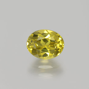 1.00 ct Green Mali Garnet Gemstone, Mali Garnet Gem in Oval Facet Shape for Sale.