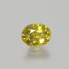 1.00 ct Green Mali Garnet Stone, Natural Mali Garnet in Oval Facet Shape for Sale