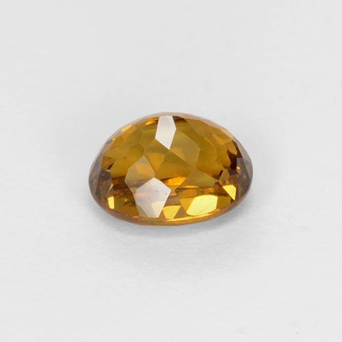 Mali Garnet Gemstone in 5.8 x 4.6 mm Size for Sale, Mali Garnet Stone in Golden-Brown Color
