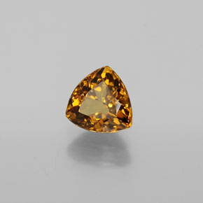 0.86 ct Yellow Mali Garnet Stone, Natural Mali Garnet in Trillion Facet Shape for Sale