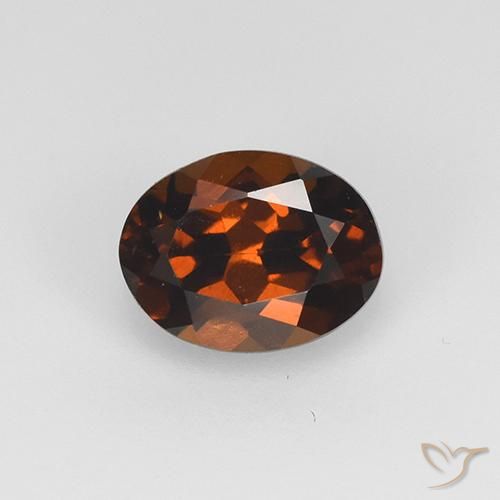 Фасетный Овал Оранжевый Гранат Мали 6,3 x 4,9 mm из Мали, вес 0,8 ct, натуральный без дополнительной обработки драгоценный камень в Прозрачность: VVS-VS, 1 шт. Гранат Мали - Темно-красновато-оранжевый зеленый, твердость по Моосу 6,5 - 7,5 подходит для повседневного ношения украшений, Photo A