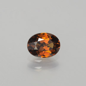 0.87 ct Orange Mali Garnet Stone, Natural Mali Garnet in Oval Facet Shape for Sale