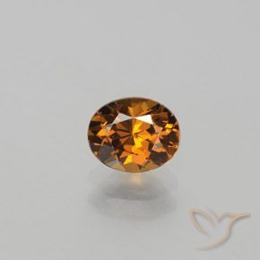 Овал Оранжевый Гранат Мали 0,92 ct из Мали, размер 6,3 x 5,1 mm, натуральный без дополнительной обработки драгоценный камень, чистота: VVS-VS, 1 шт. Фасетный Овал Гранат Мали, твердость по Моосу 6,5 - 7,5 подходит для повседневного ношения украшений , Photo A