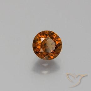 0.98 ct Brown Mali Garnet Stone, Natural Mali Garnet in Round Facet Shape for Sale