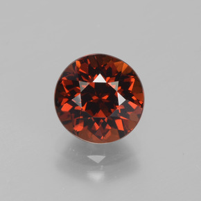 2.40 ct Orange Mali Garnet Gemstone, Mali Garnet Gem in Round Facet Shape for Sale.