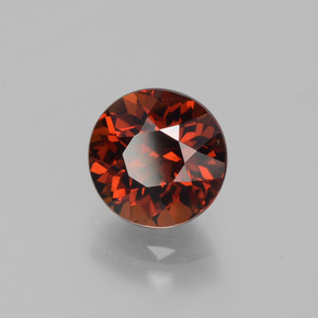 2.40 ct Orange Mali Garnet Stone, Natural Mali Garnet in Round Facet Shape for Sale