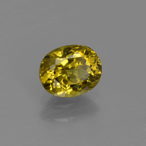 0.73 ct Green Mali Garnet Stone, Natural Mali Garnet in Oval Facet Shape for Sale