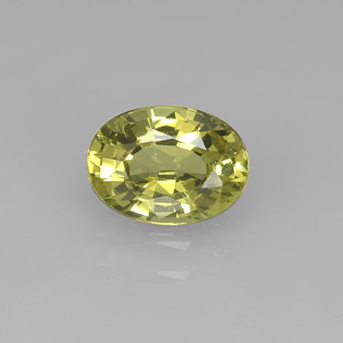 Verde bosque cálido Mali Granate Gema - 1.3ct Forma ovalada (ID: 505588)