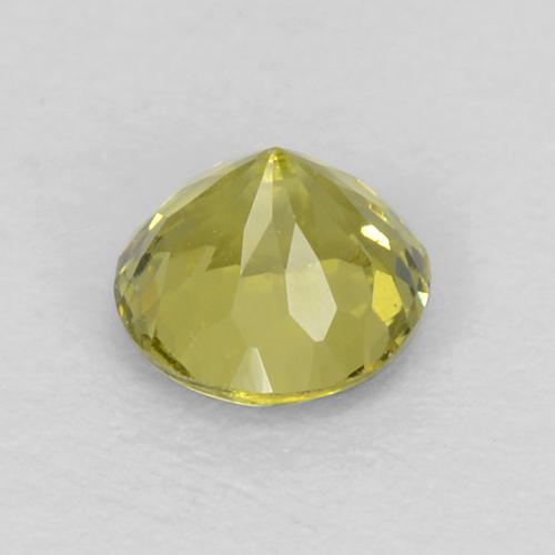 Mali Garnet Gemstone in 4 mm (calibrated) Size for Sale, Mali Garnet Stone in Golden Green Color