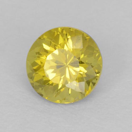 0.30 ct Yellow Mali Garnet Stone, Natural Mali Garnet in Round Facet Shape for Sale