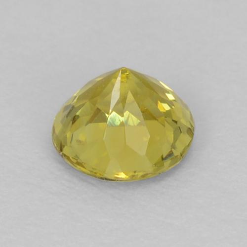 Mali Garnet Gemstone in 4 mm (calibrated) Size for Sale, Mali Garnet Stone in Greenish Yellow Color