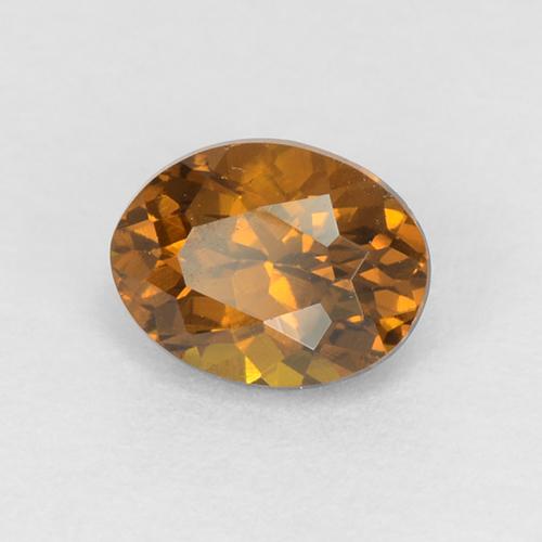 0.46 ct Brown Mali Garnet Stone, Natural Mali Garnet in Oval Facet Shape for Sale