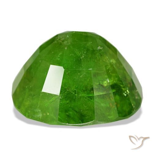 Mali Garnet Gemstone in 15.7 x 14.4 mm Size for Sale, Mali Garnet Stone in Lively Green Color